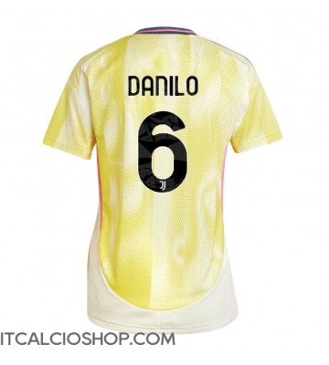 Juventus Danilo Luiz #6 Seconda Maglia Femmina 2024-25 Manica Corta
